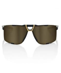 100 Percent 100% Eastcraft Sunglasses - Soft Tact Black - Soft Gold Mirror Lens