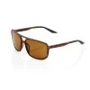 100 Percent CLOTHING 100% Konnor Sunglasses - Soft Tact Havana / Bronze Peak Polar