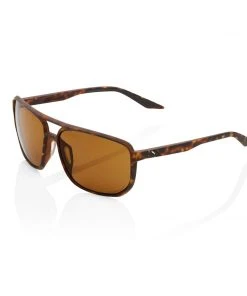 100 Percent CLOTHING 100% Konnor Sunglasses - Soft Tact Havana / Bronze Peak Polar