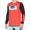 100 Percent CLOTHING 100% R-Core X Jersey - Fluro Red / Black