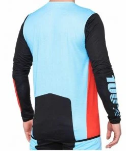 100 Percent CLOTHING 100% R-Core X Jersey - Fluro Red / Black