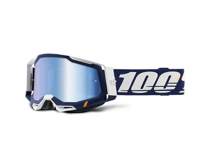 100 Percent CLOTHING 100% Racecraft 2 Goggle Concordia - Mirror Blue 100 Percent CLOTHING 100% Racecraft 2 Goggle Concordia - Mirror Blue