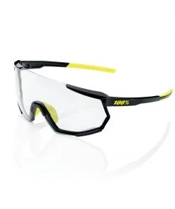 100 Percent CLOTHING 100% Racetrap 3.0 Sunglasses - Gloss Black - Photochromic Lens