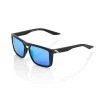 100 Percent 100% Renshaw Sunglasses - Matte Black / HiPER Blue CLOTHING