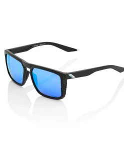 100 Percent 100% Renshaw Sunglasses - Matte Black / HiPER Blue CLOTHING