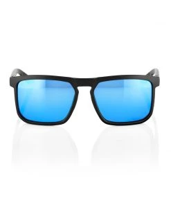 100 Percent 100% Renshaw Sunglasses - Matte Black / HiPER Blue CLOTHING