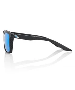 100 Percent 100% Renshaw Sunglasses - Matte Black / HiPER Blue CLOTHING