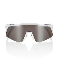 100 Percent 100% Speedcraft XS Sunglasses - Matte White / HiPER Silver
