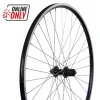 Generic PARTS 26" MTB Alloy 8 Speed Wheel - Black Rim - Silver Spokes