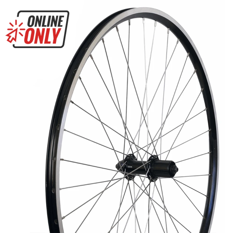 Generic PARTS 26" MTB Alloy 8 Speed Wheel - Black Rim - Silver Spokes Generic PARTS 26" MTB Alloy 8 Speed Wheel - Black Rim - Silver Spokes