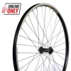 Generic 27.5" MTB Alloy Front Wheel - Black Rim - Silver Spokes 2 Generic 27.5" MTB Alloy Front Wheel - Black Rim - Silver Spokes