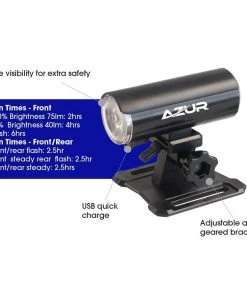 ACCESSORIES Azur Perfomance Duo Helmet USB Light
