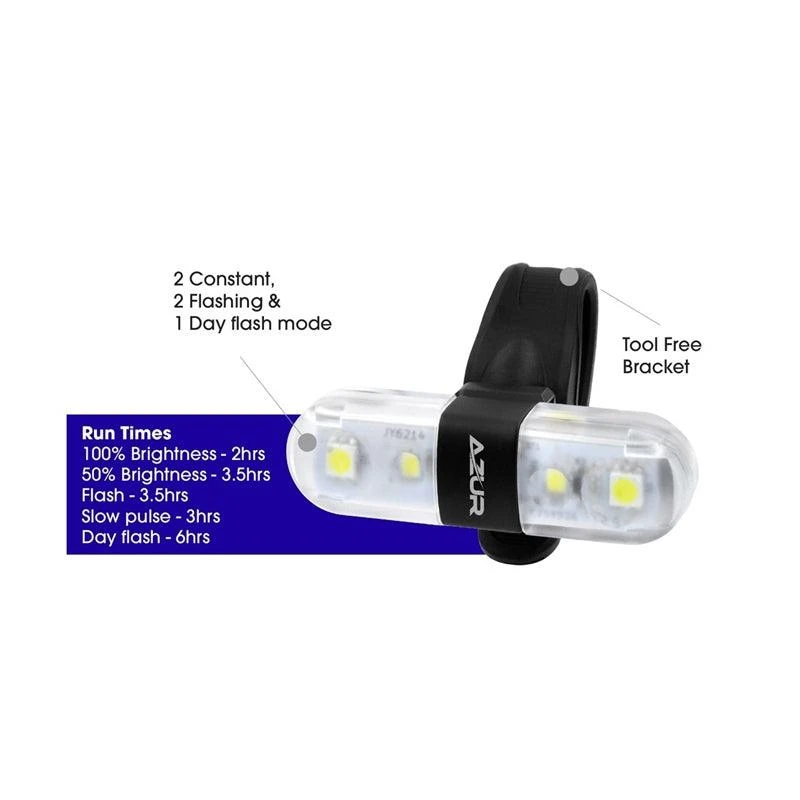 Azur Performance USB Nano 60 Lumens Head Light ACCESSORIES Azur Performance USB Nano 60 Lumens Head Light ACCESSORIES