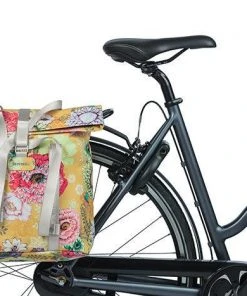 Basil Bloom Field 15-20L Bicycle Shopper Bag - Yellow