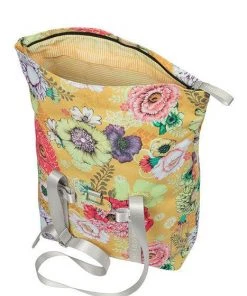 Basil Bloom Field 15-20L Bicycle Shopper Bag - Yellow