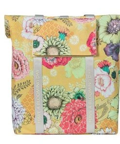 Basil Bloom Field 15-20L Bicycle Shopper Bag - Yellow