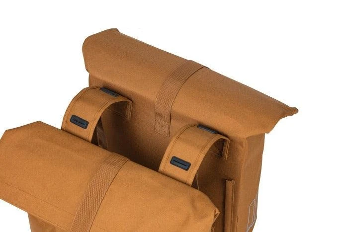 Basil City Double Bag 28-32L - Camel Brown Basil City Double Bag 28-32L - Camel Brown