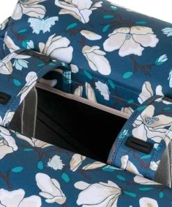 Basil Magnolia Double Bicycle Bag 35L - Teal Blue