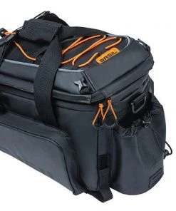 Basil Miles Tarpaulin Trunkbag XL Pro 9-36L - Black / Orange