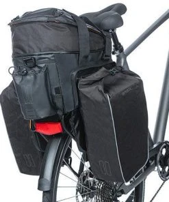 Basil Miles Tarpaulin Trunkbag XL Pro 9-36L - Black / Orange