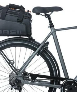 Basil Miles Tarpaulin Trunkbag XL Pro 9-36L - Black / Orange