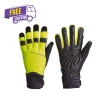 BBB WaterShield Glove - Neon Yellow 1 BBB WaterShield Glove - Neon Yellow
