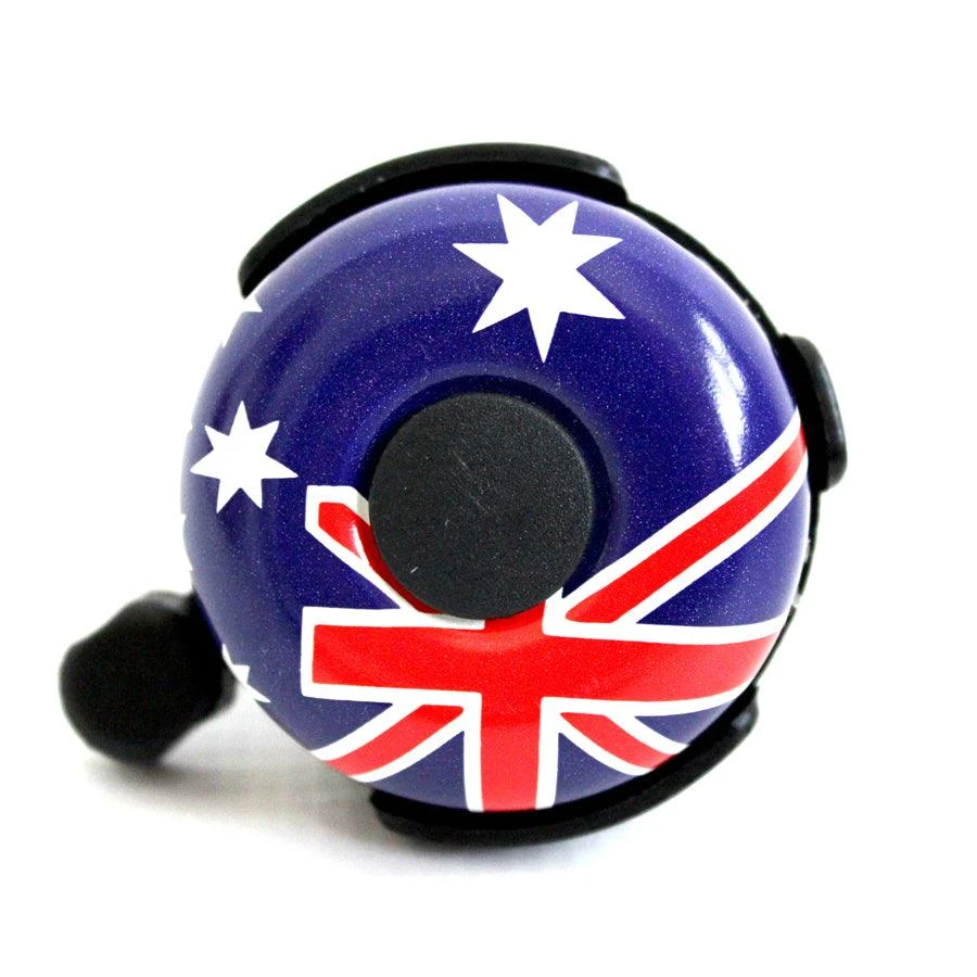 BikeLane Australian Flag Alloy Ring Bell BikeLane Australian Flag Alloy Ring Bell