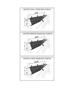 Frame Bag Blackburn Bag Frame Outpost - Medium
