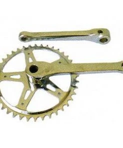 Generic PARTS Cotterpin Single Speed Crank Set - 3/32"x40T X 165mm