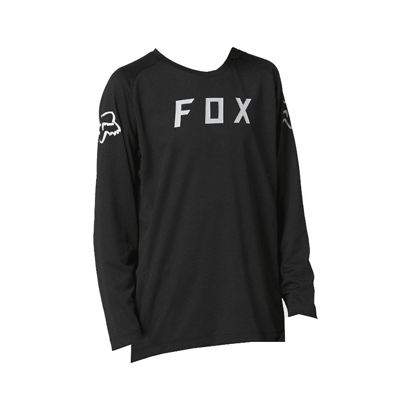 Fox Youth Defend LS Jersey - Black CLOTHING Fox Youth Defend LS Jersey - Black CLOTHING