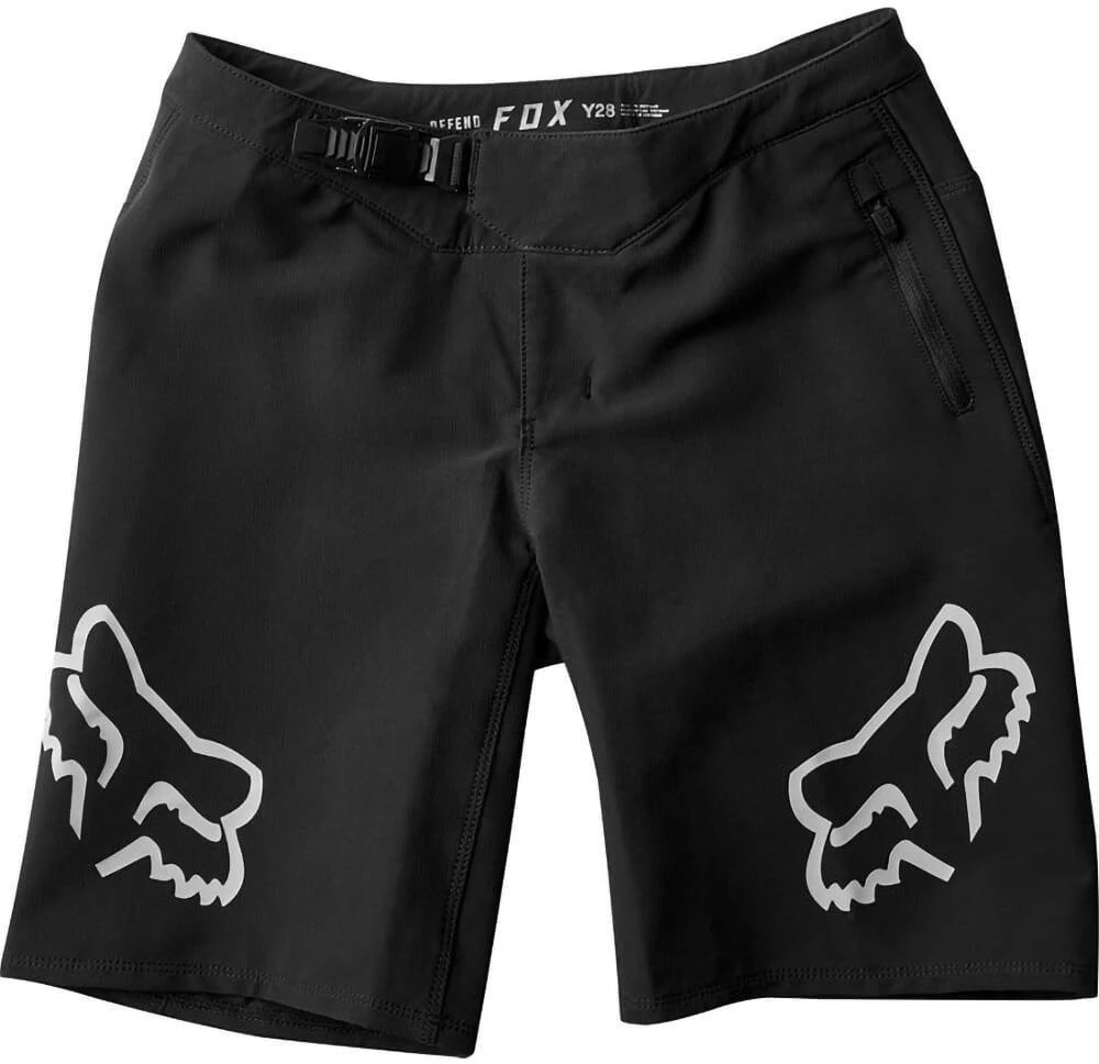 CLOTHING Fox Youth Defend MTB Shorts - Black CLOTHING Fox Youth Defend MTB Shorts - Black