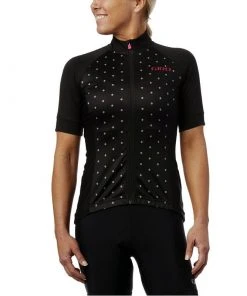 Giro Chrono Womens Short Sleeve Jersey - Black Pattern