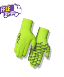 CLOTHING Giro Xnetic H20 Full Finger Gloves - Highlight Yellow