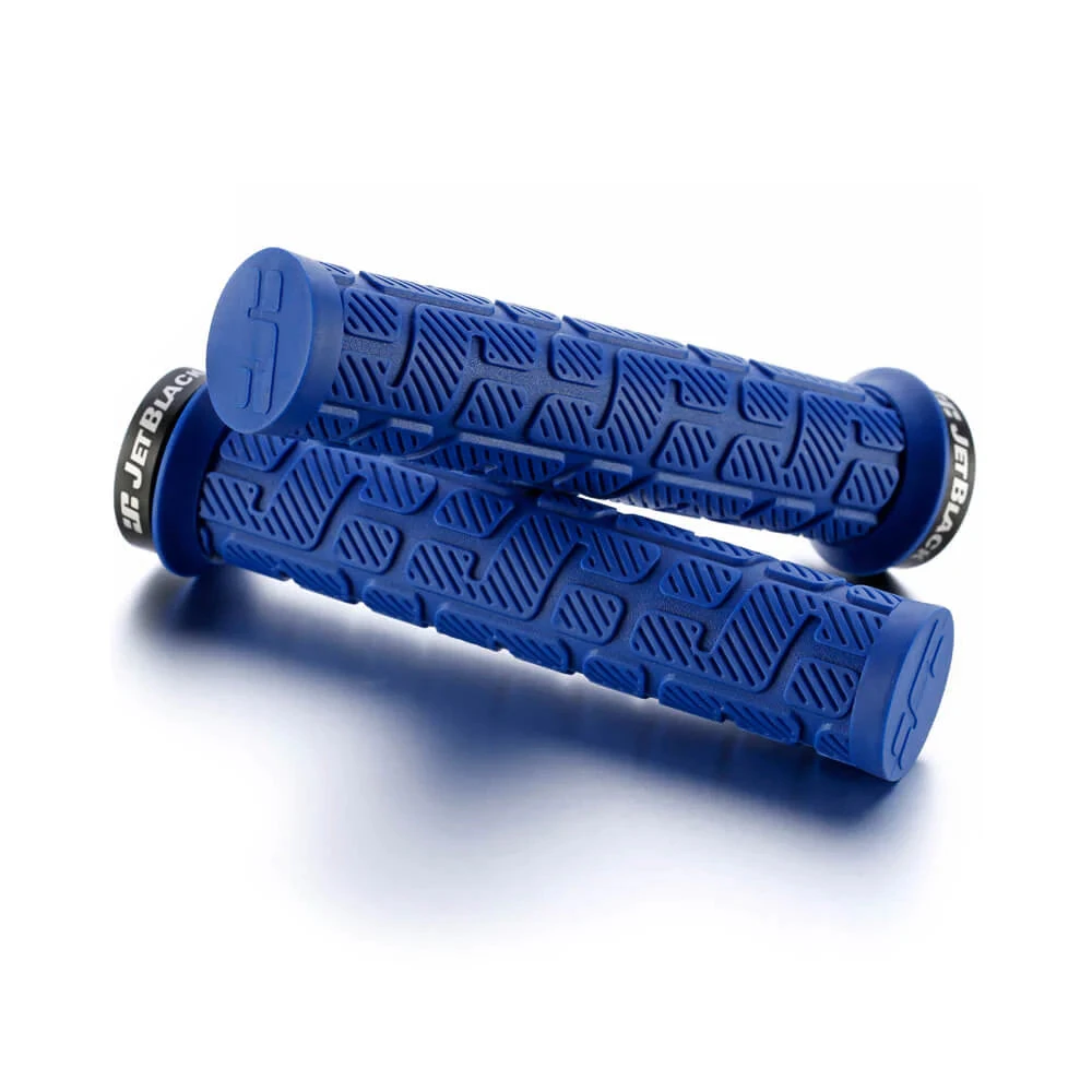 ACCESSORIES JetBlack Rip Single Sided Lock On Grips ACCESSORIES JetBlack Rip Single Sided Lock On Grips