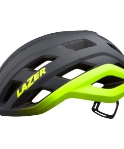 Lazer Strada KC Road Helmet - Matte Dark Grey / Flash Yellow