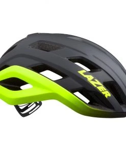Lazer Strada KC Road Helmet - Matte Dark Grey / Flash Yellow