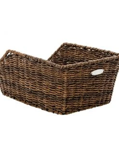 ACCESSORIES Lekker The Dutch Rear Wicker Basket - Dark Brown
