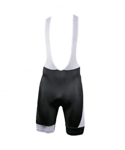 CLOTHING LOOK Pro Team Bib Shorts - White / Black