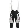 LOOK Pro Team Bib Tights - Black / White / Red CLOTHING