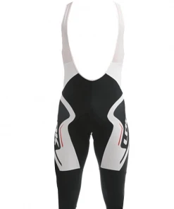 LOOK Pro Team Bib Tights - Black / White / Red CLOTHING