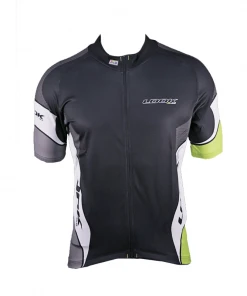 CLOTHING LOOK Short Sleeve Jersey - Black / Green