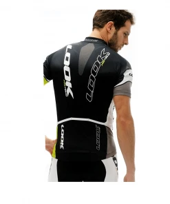 CLOTHING LOOK Short Sleeve Jersey - Black / Green