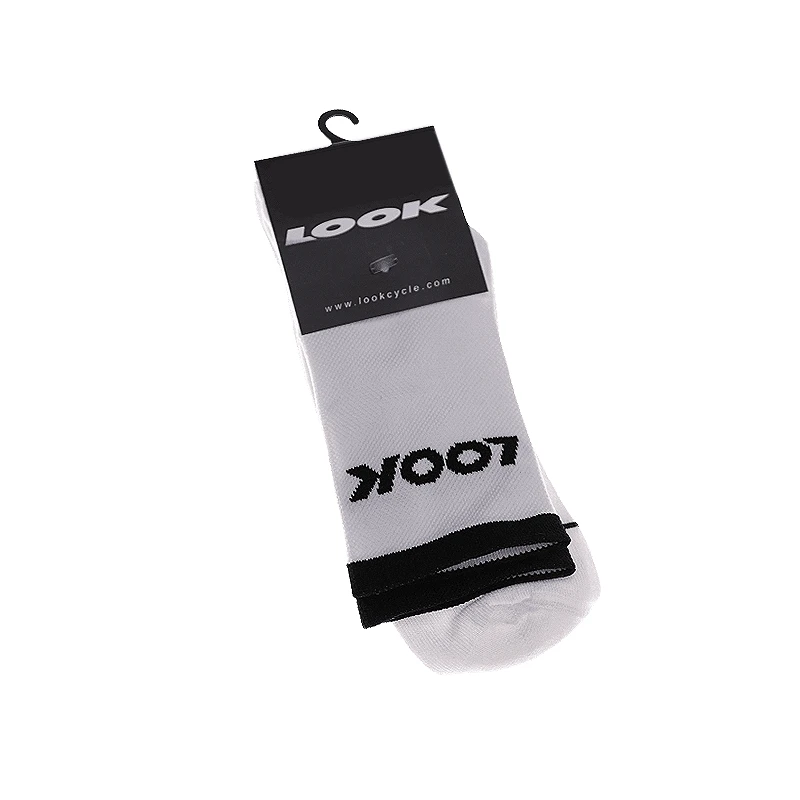 CLOTHING LOOK Sock - White / Black CLOTHING LOOK Sock - White / Black