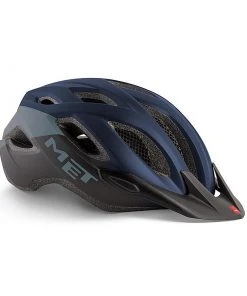 Helmets MET Crossover Helmet - Blue / Black Matt