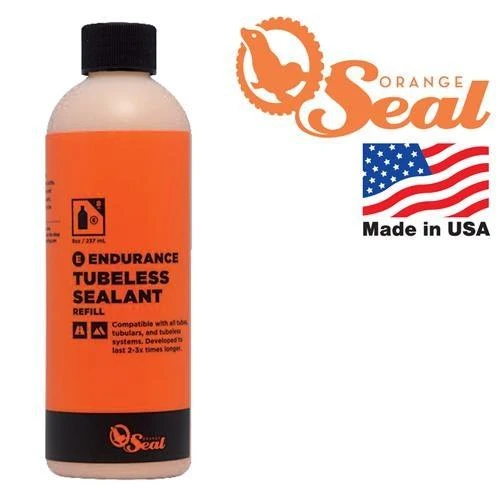 BiCorp ACCESSORIES Orange Seal Endurance Tubeless Tyre Sealant Refill 8oz BiCorp ACCESSORIES Orange Seal Endurance Tubeless Tyre Sealant Refill 8oz