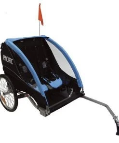 Pacific Deluxe 2 In 1 Trailer / Stroller - 2 Child