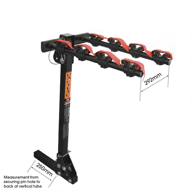 Pacific Tilt Square 4 Bike Rack - 50mm - Hitch Mount ACCESSORIES Pacific Tilt Square 4 Bike Rack - 50mm - Hitch Mount ACCESSORIES