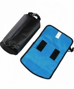 Sahoo Attack Waterproof Handlebar Roll Bag 7L - Blue / Black Front Pannier