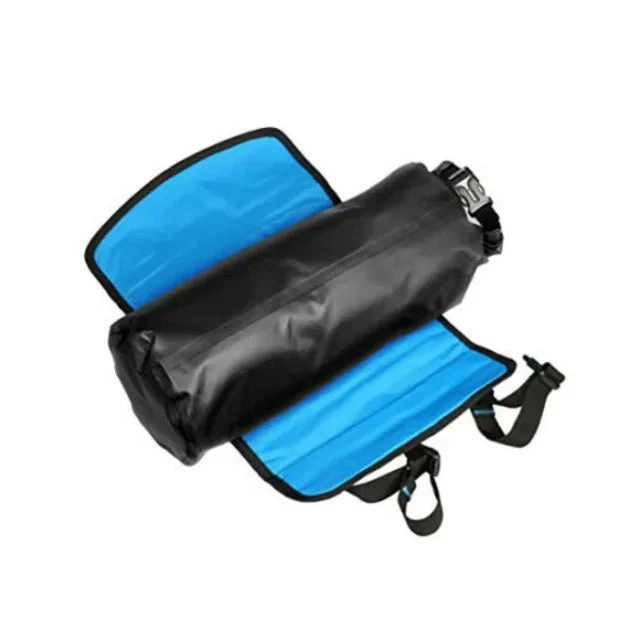 Sahoo Attack Waterproof Handlebar Roll Bag 7L - Blue / Black Front Pannier Sahoo Attack Waterproof Handlebar Roll Bag 7L - Blue / Black Front Pannier