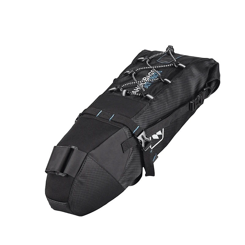 ACCESSORIES SAHOO Waterproof Large Capacity Bicycle Tail Bag - Black ACCESSORIES SAHOO Waterproof Large Capacity Bicycle Tail Bag - Black
